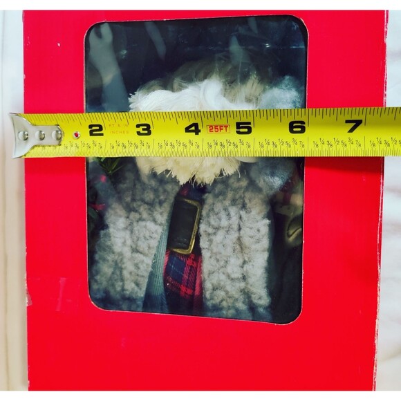 Brinn’s 1990 Collectible Edition Porcelain Santa Doll 11.5" W/ Box - Picture 15 of 16